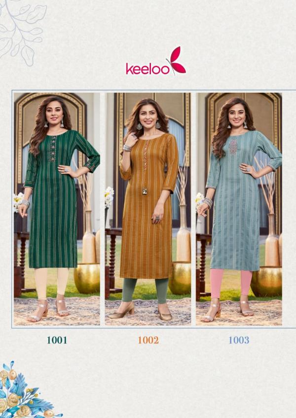 Keeloo Rosie 1 Viscose Designer Kurtis Collection